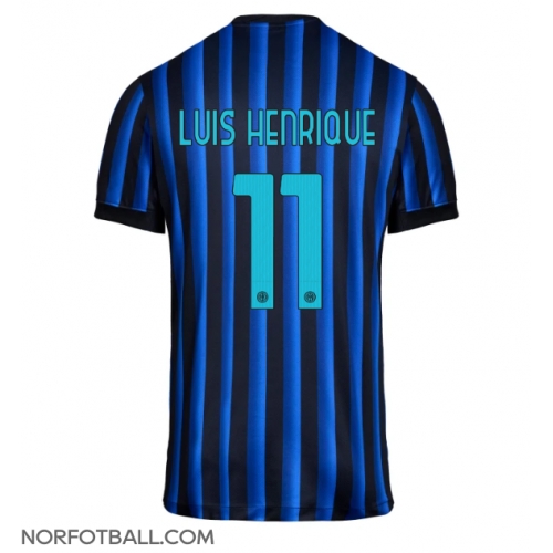 Billige Fotballdrakt Inter Milan Luis Henrique #11 Replika Hjemmedrakt 2025-26 Kortermet Billige Fotballdrakt Inter Milan Luis Henrique #11 Replika Hjemmedrakt 2025-26 Kortermet